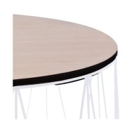 Tables basses 2 pcs Blanc