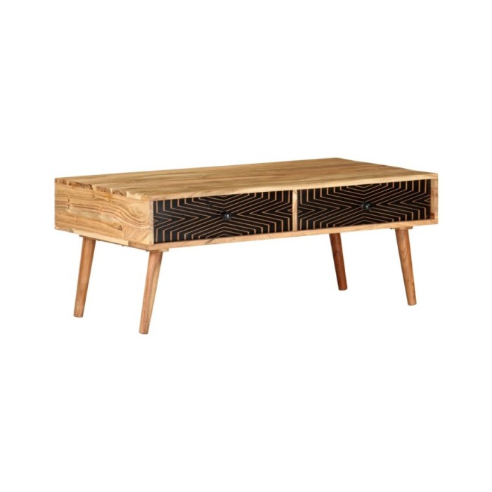 Table basse 100x50x39 cm Bois d'acacia solide