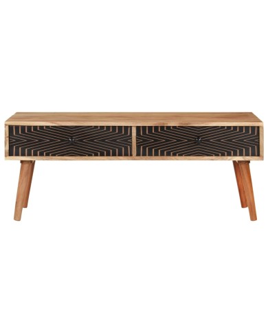 Table basse 100x50x39 cm Bois d'acacia solide
