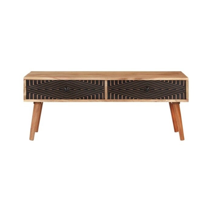 Table basse 100x50x39 cm Bois d'acacia solide