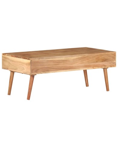 Table basse 100x50x39 cm Bois d'acacia solide