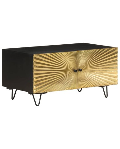 Table basse 90x50x45 cm Bois de manguier solide