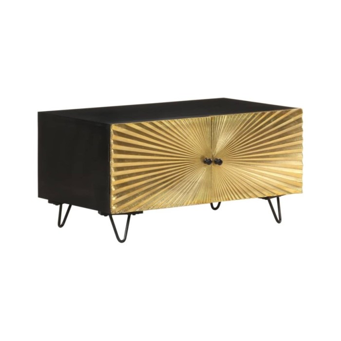 Table basse 90x50x45 cm Bois de manguier solide