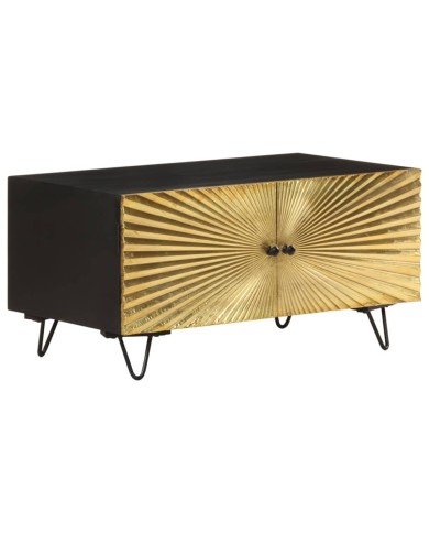 Table basse 90x50x45 cm Bois de manguier solide