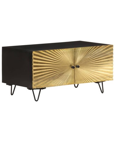 Table basse 90x50x45 cm Bois de manguier solide