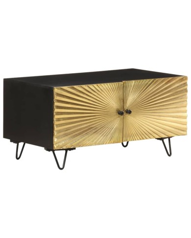 Table basse 90x50x45 cm Bois de manguier solide