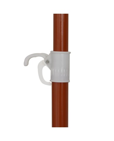 Parasol avec mât en acier 240 cm Anthracite