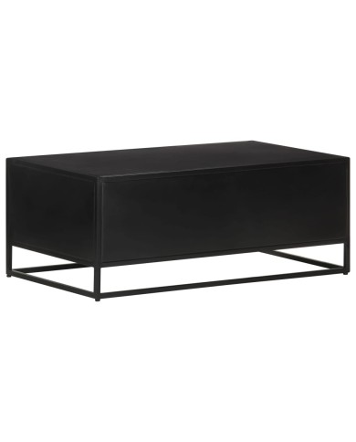 Table basse 90x50x35 cm Bois de manguier brut