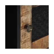 Table basse 90x50x35 cm Bois de manguier brut