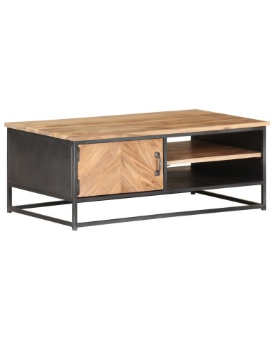 Table basse 90x50x35 cm Bois d'acacia massif