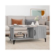 Table basse Sonoma gris 90x50x40 cm Bois d'ingénierie