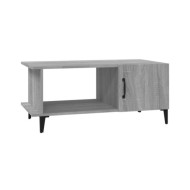 Table basse Sonoma gris 90x50x40 cm Bois d'ingénierie