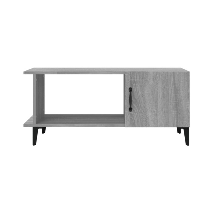 Table basse Sonoma gris 90x50x40 cm Bois d'ingénierie