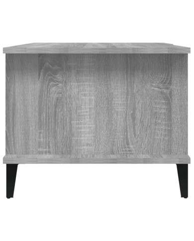 Table basse Sonoma gris 90x50x40 cm Bois d'ingénierie