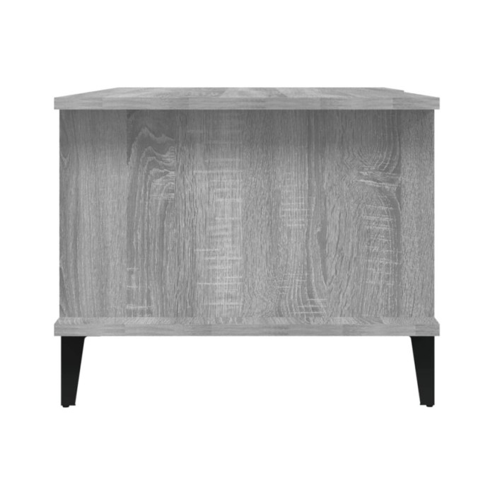 Table basse Sonoma gris 90x50x40 cm Bois d'ingénierie