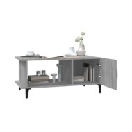 Table basse Sonoma gris 90x50x40 cm Bois d'ingénierie