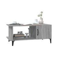 Table basse Sonoma gris 90x50x40 cm Bois d'ingénierie