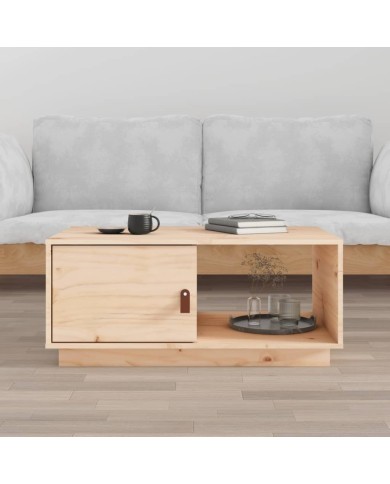 Table basse 80x50x35,5 cm Bois massif de pin