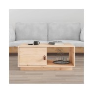 Table basse 80x50x35,5 cm Bois massif de pin