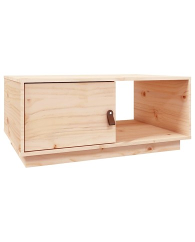 Table basse 80x50x35,5 cm Bois massif de pin