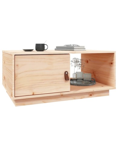 Table basse 80x50x35,5 cm Bois massif de pin