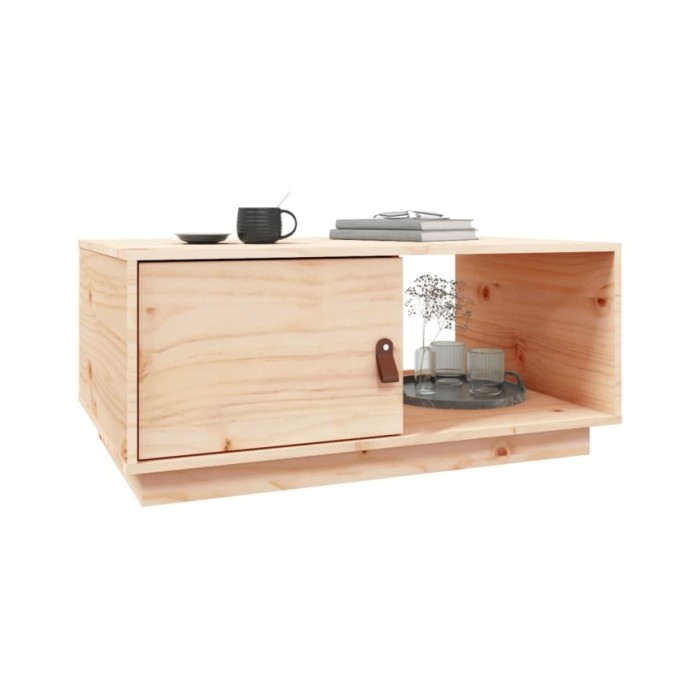 Table basse 80x50x35,5 cm Bois massif de pin