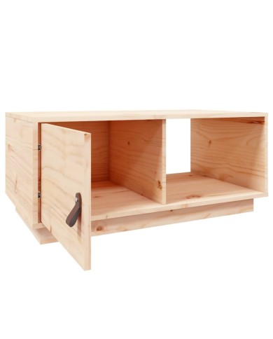 Table basse 80x50x35,5 cm Bois massif de pin