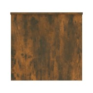 Table basse Chêne fumé 102x55,5x52,5 cm Bois d'ingénierie