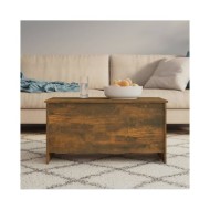Table basse Chêne fumé 102x55,5x52,5 cm Bois d'ingénierie