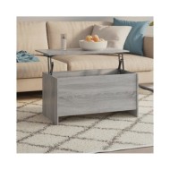 Table basse Sonoma gris 102x55,5x52,5 cm Bois d'ingénierie