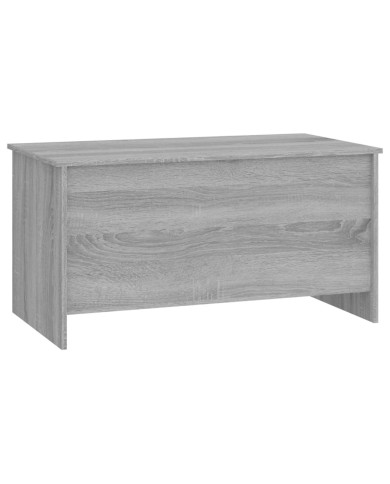 Table basse Sonoma gris 102x55,5x52,5 cm Bois d'ingénierie