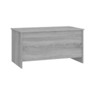 Table basse Sonoma gris 102x55,5x52,5 cm Bois d'ingénierie