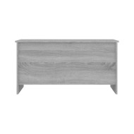 Table basse Sonoma gris 102x55,5x52,5 cm Bois d'ingénierie