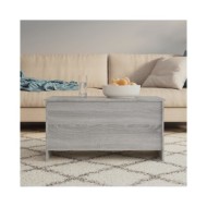 Table basse Sonoma gris 102x55,5x52,5 cm Bois d'ingénierie