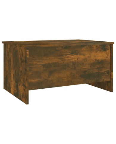 Table basse Chêne fumé 80x55,5x41,5 cm Bois d'ingénierie