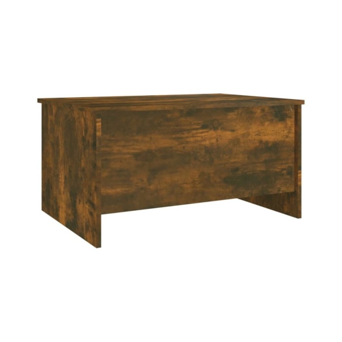 Table basse Chêne fumé 80x55,5x41,5 cm Bois d'ingénierie