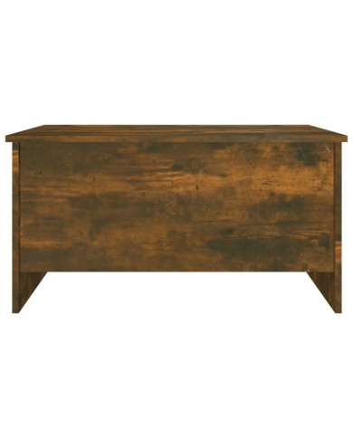 Table basse Chêne fumé 80x55,5x41,5 cm Bois d'ingénierie
