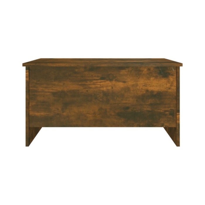 Table basse Chêne fumé 80x55,5x41,5 cm Bois d'ingénierie