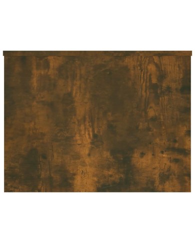 Table basse Chêne fumé 80x55,5x41,5 cm Bois d'ingénierie