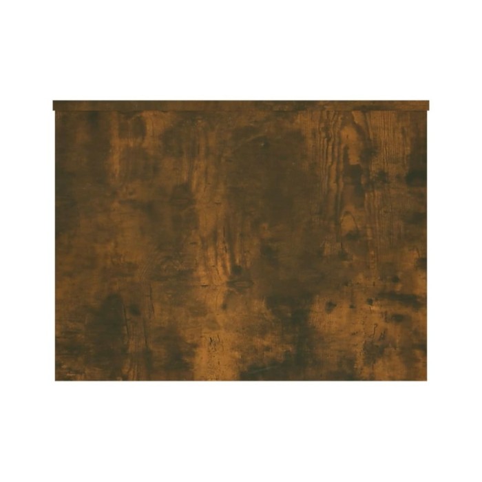 Table basse Chêne fumé 80x55,5x41,5 cm Bois d'ingénierie