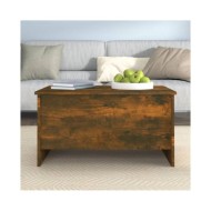 Table basse Chêne fumé 80x55,5x41,5 cm Bois d'ingénierie