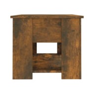 Table basse Chêne fumé 79x49x41 cm Bois d'ingénierie