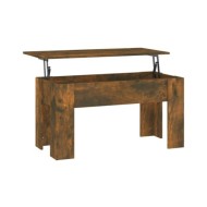 Table basse Chêne fumé 101x49x52 cm Bois d'ingénierie