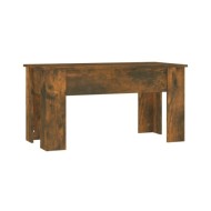 Table basse Chêne fumé 101x49x52 cm Bois d'ingénierie