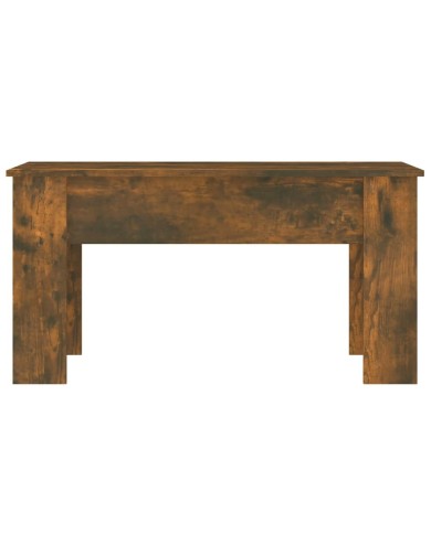 Table basse Chêne fumé 101x49x52 cm Bois d'ingénierie
