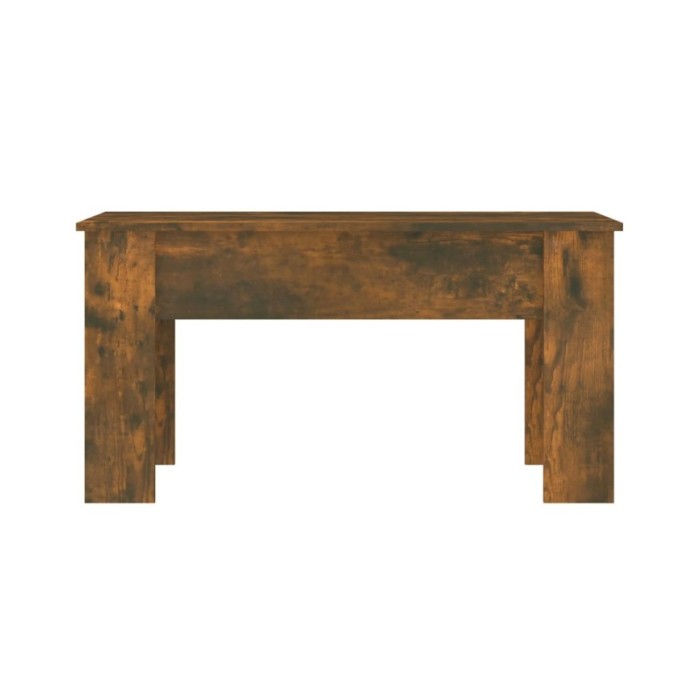 Table basse Chêne fumé 101x49x52 cm Bois d'ingénierie