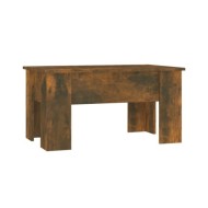 Table basse Chêne fumé 79x49x41 cm Bois d'ingénierie
