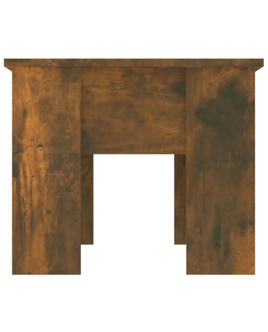 Table basse Chêne fumé 79x49x41 cm Bois d'ingénierie