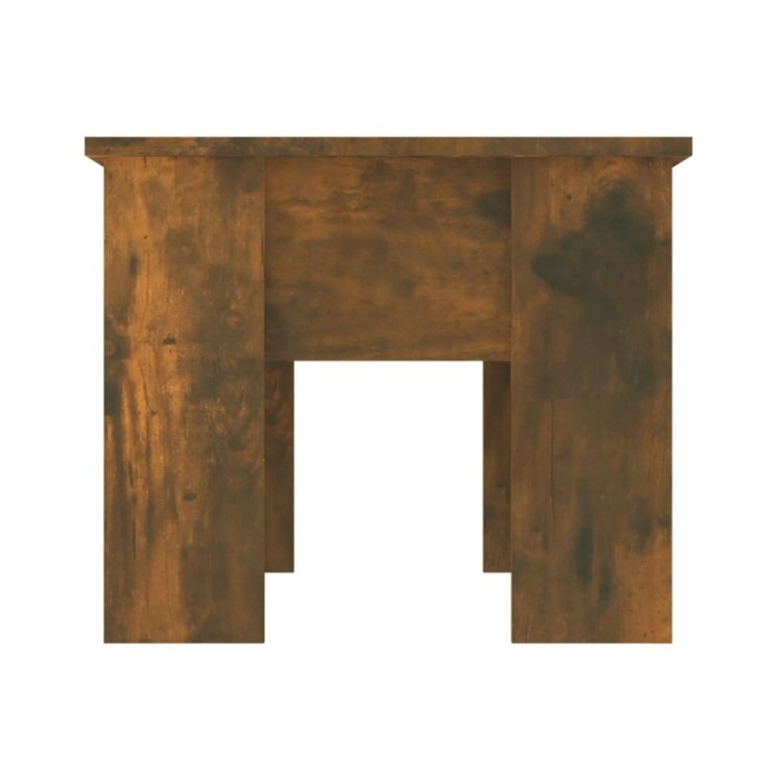 Table basse Chêne fumé 79x49x41 cm Bois d'ingénierie
