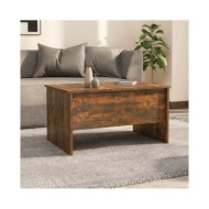 Table basse Chêne fumé 80x50x42,5 cm Bois d'ingénierie